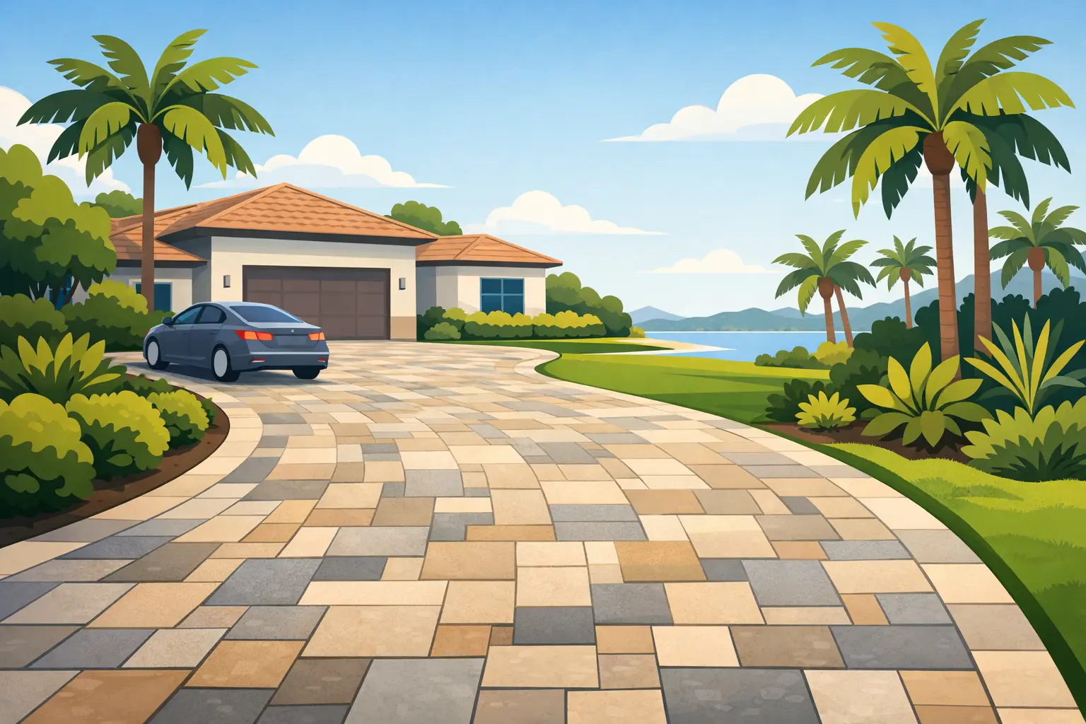 Outdoor Pavers for Driveways in Florida
