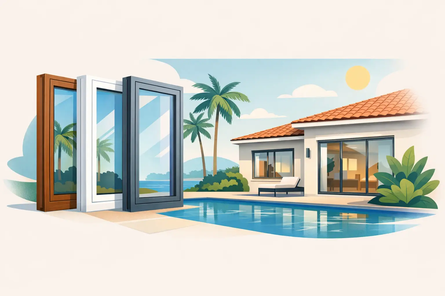 Best Window Frame Materials for Florida Homes
