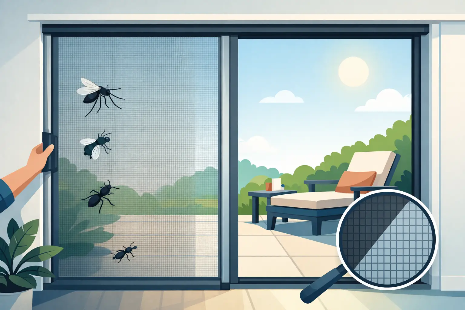 Can Retractable Screens Block Bugs Well?