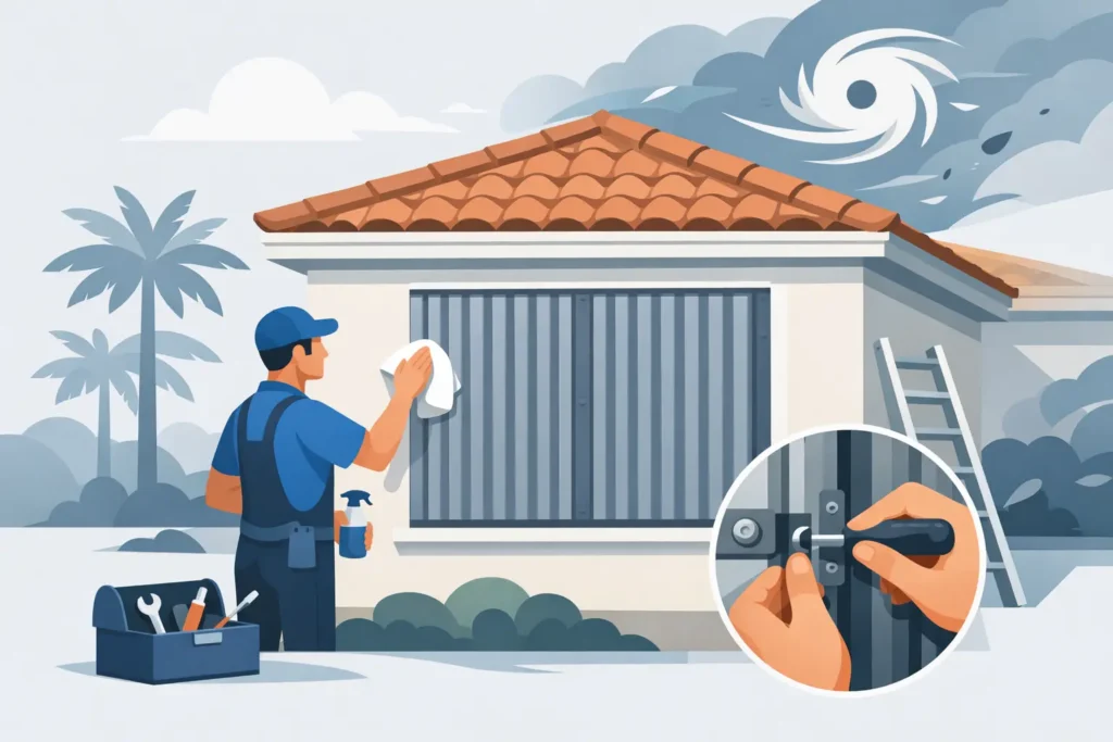 How to Maintain Accordion Hurricane Shutters