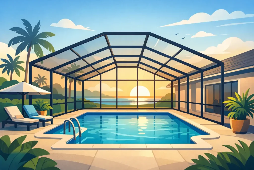 How Long Do Pool Cages Last in Florida?