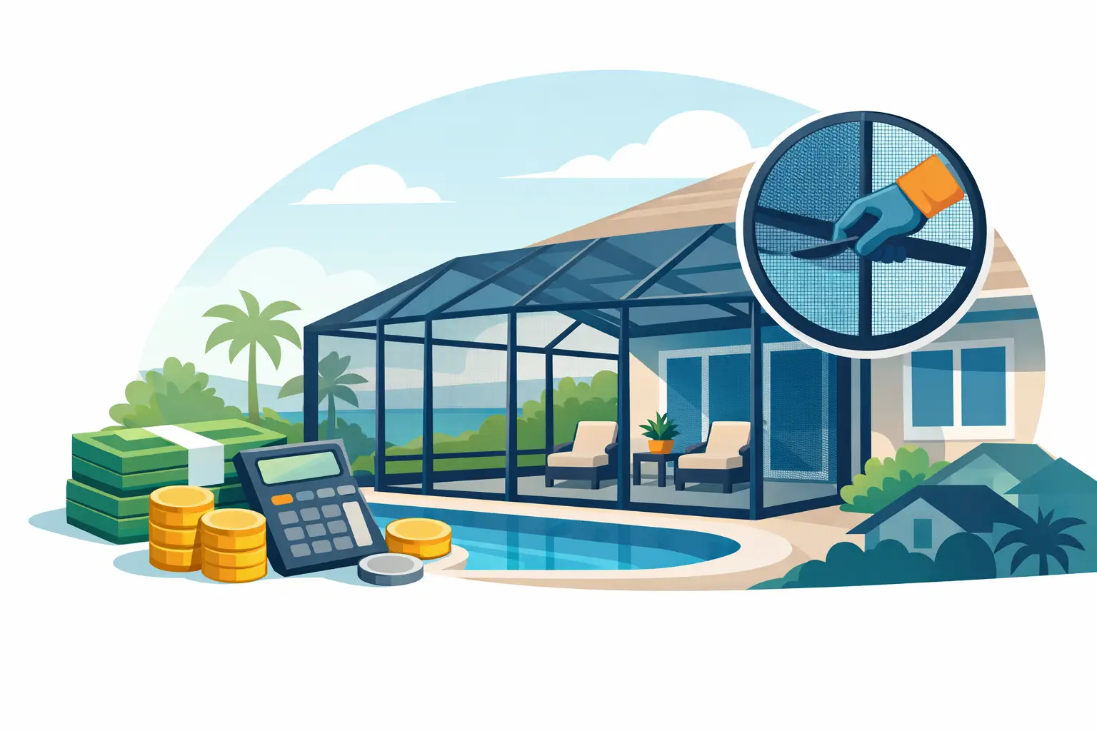 How Much Do Lanai Rescreens Cost?