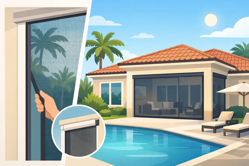 Retractable Screen Systems Review for Florida Homes