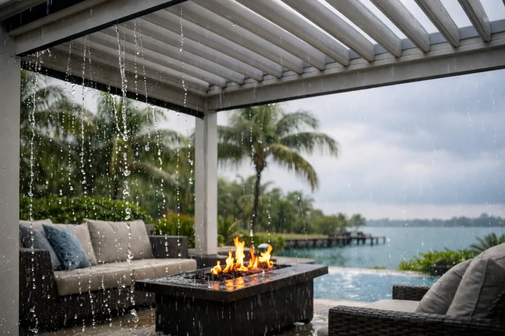 Are Louvered Roofs Waterproof in Florida?