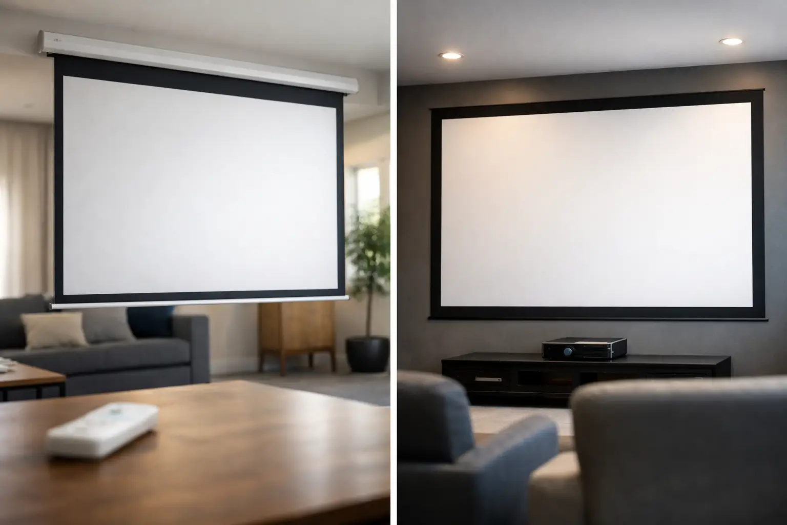 Retractable Versus Fixed Screens: Which Fits?