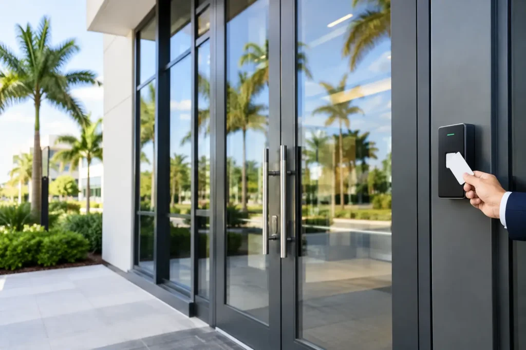 Secure Commercial Entrances for Florida Properties