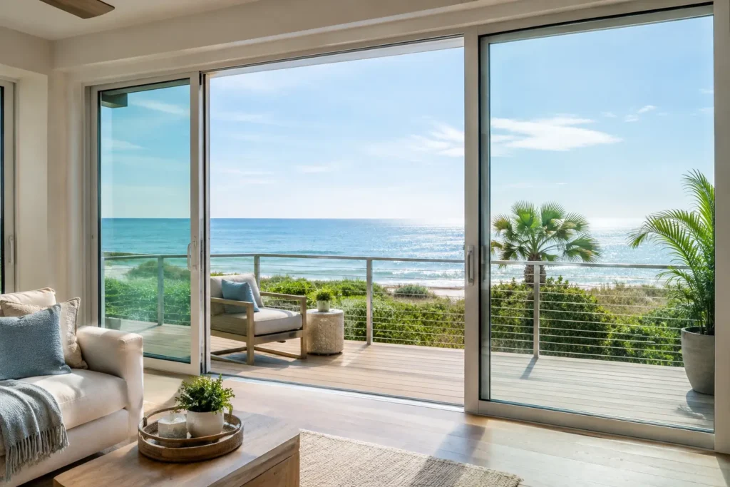Sliding Doors Built for Florida Coastal Homes
