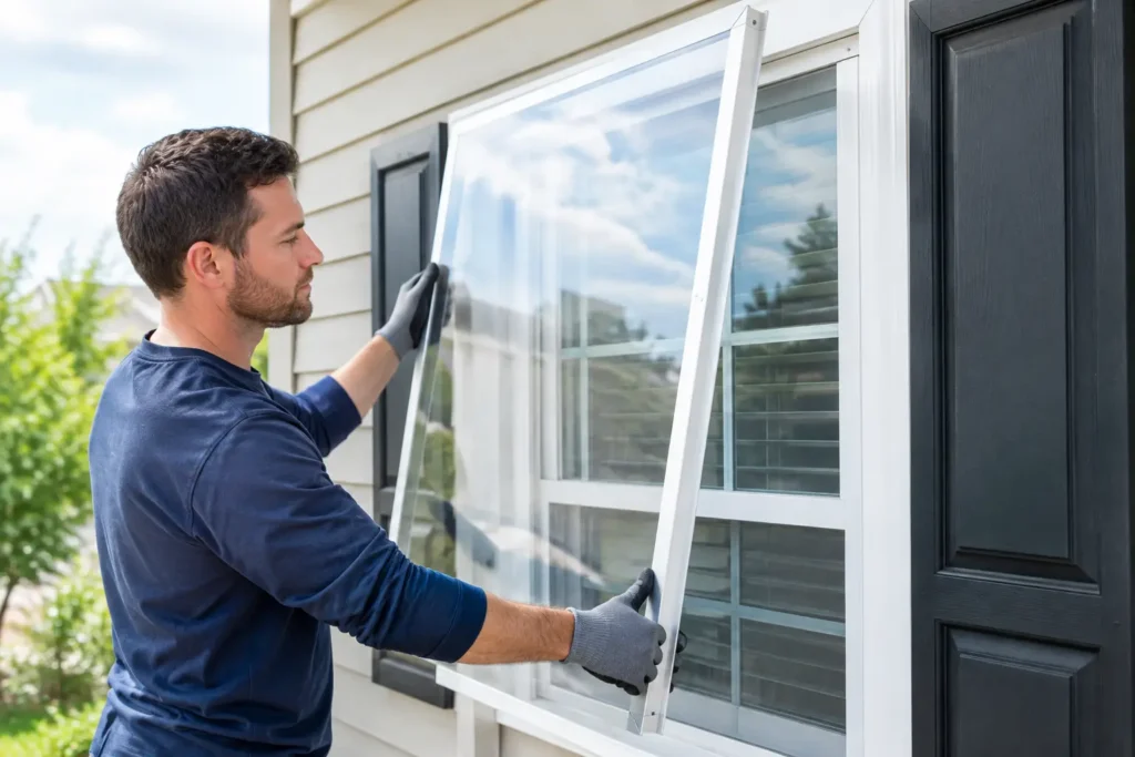 How to Install Removable Storm Panels Safely